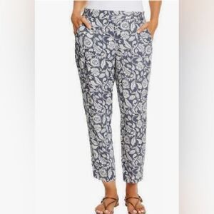 Jessica Simpson XXL Ladies’ Printed Pullon Batik Flora Grey Pockets Ankle Length